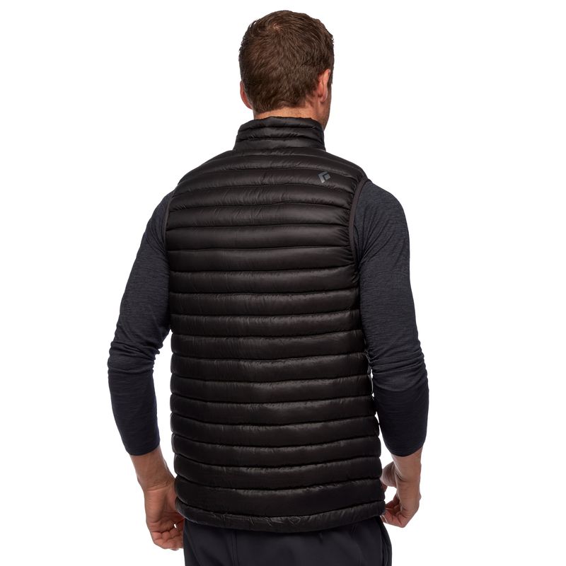 Chaquetas Black Diamond Approach Down Vest Hombre Negras | PSCDHV-861