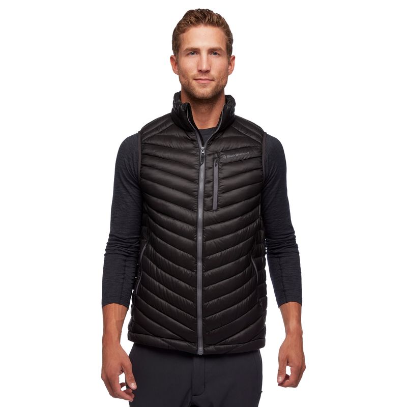 Chaquetas Black Diamond Approach Down Vest Hombre Negras | PSCDHV-861