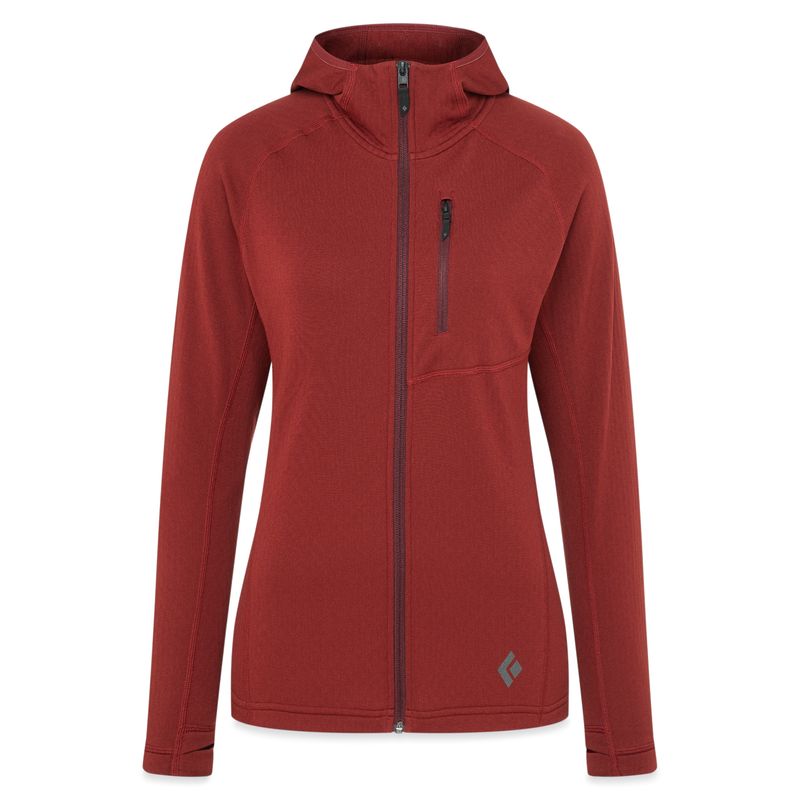 Chaquetas Black Diamond Coefficient Fleece Mujer Rojas | EPXJGH-637