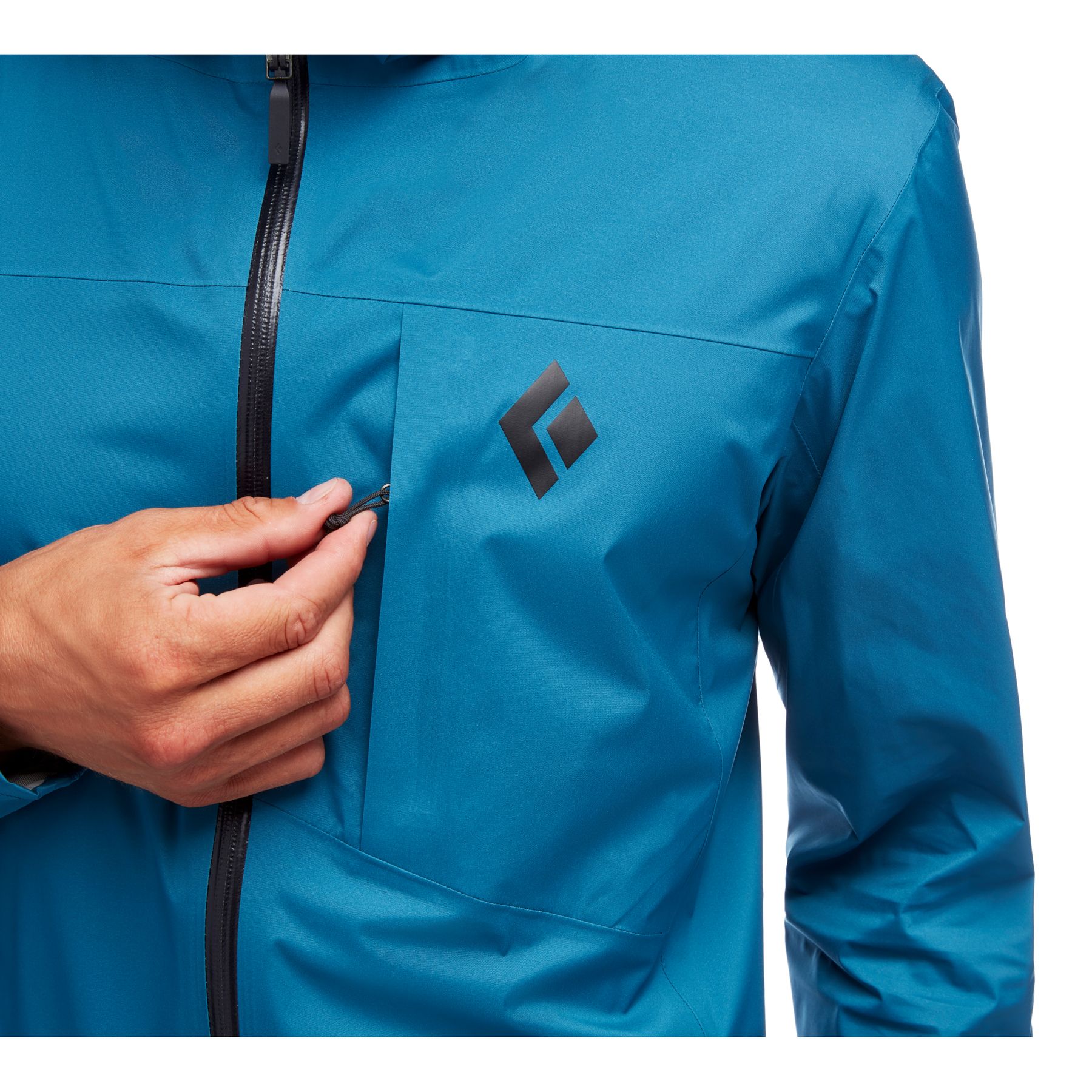 Chaquetas Black Diamond Fineline Stretch Rain Shell Hombre Azules | NPLDKA-948