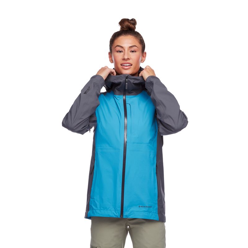 Chaquetas Black Diamond Highline Shell Mujer Azules | MQADPH-037