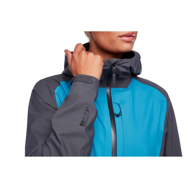 Chaquetas Black Diamond Highline Shell Mujer Azules | MQADPH-037