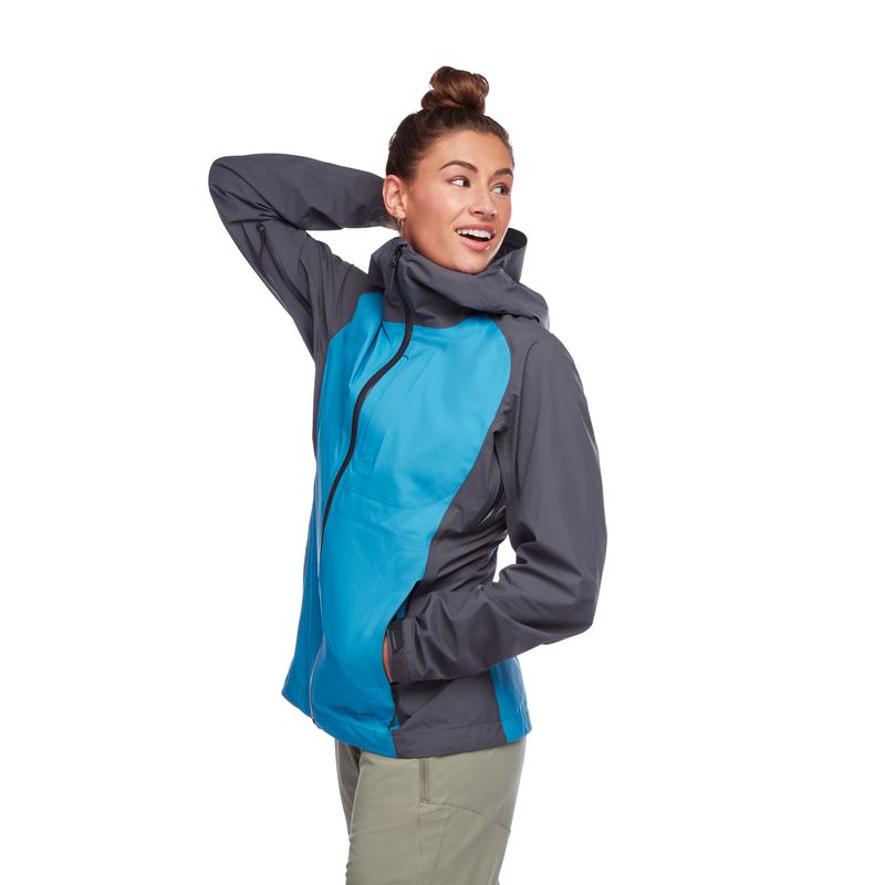 Chaquetas Black Diamond Highline Shell Mujer Azules | MQADPH-037