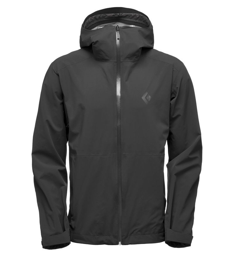 Chaquetas Black Diamond Stormline Stretch Rain Shell Hombre Negras | PJXMKF-608