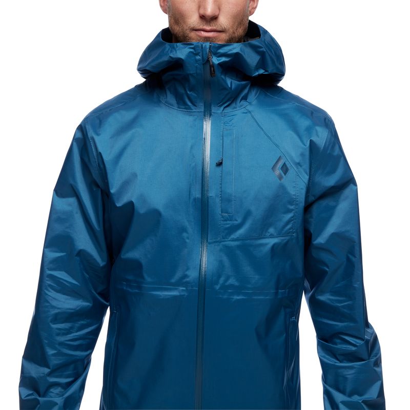 Chaquetas Black Diamond Treeline Rain Shell Hombre Azules | ILTRWE-710