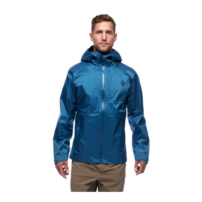 Chaquetas Black Diamond Treeline Rain Shell Hombre Azules | ILTRWE-710