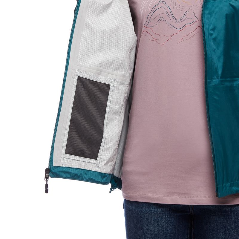 Chaquetas Black Diamond Treeline Rain Shell Mujer Verde Oscuro | SWVRIQ-390