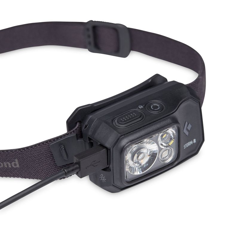 Faros Delanteros Black Diamond Storm 500-R Unisex Negras | SMUZRC-960