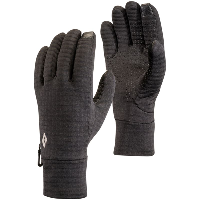 Guantes Black Diamond LightWeight GridTech Unisex Negras | RPGMVS-985