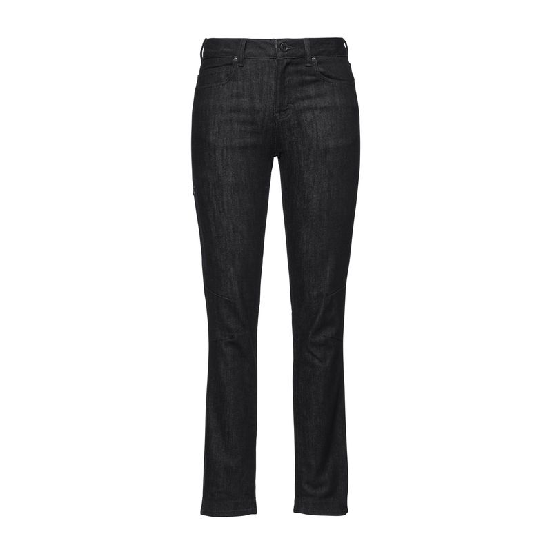 Pantalones Black Diamond Mission Wool Denim Mujer Negras | GKJYAP-259