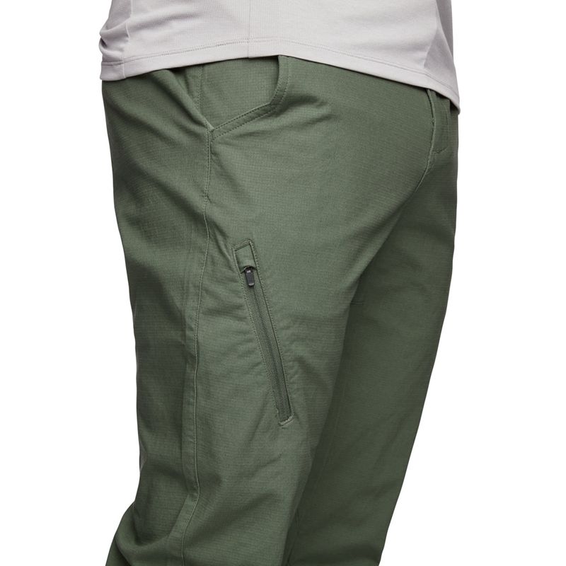 Pantalones Black Diamond Rocklock Climb Hombre Verde | SGPIVY-365