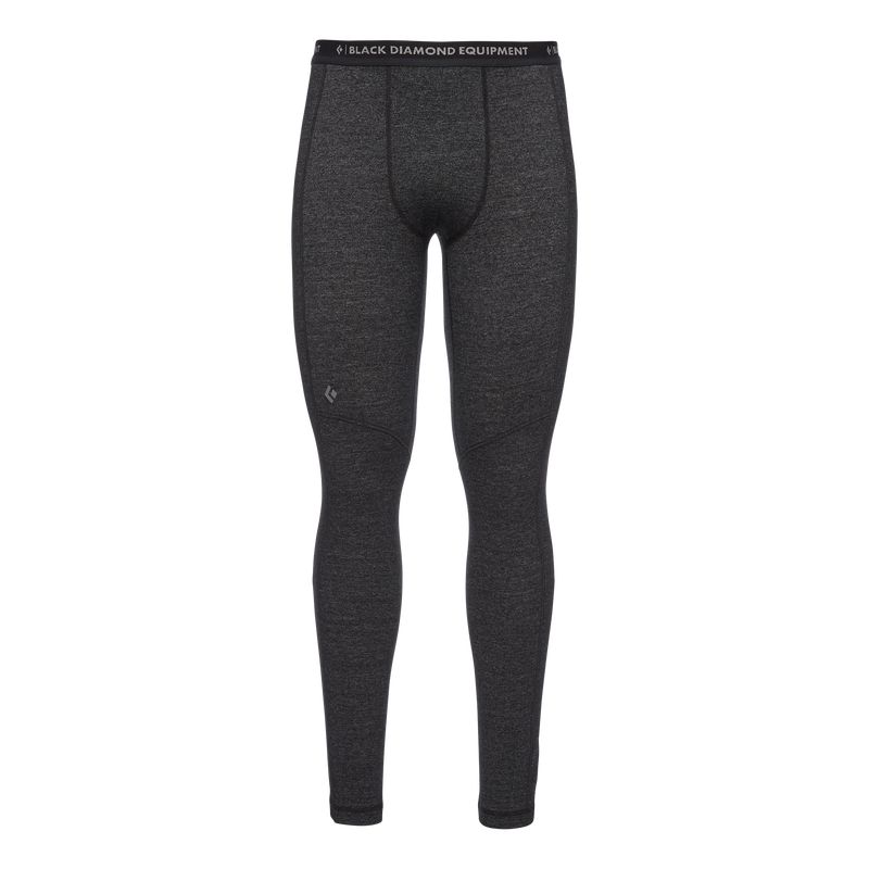 Pantalones Black Diamond Solution 150 Merino Base Bottom Hombre Negras | DAFPQL-095