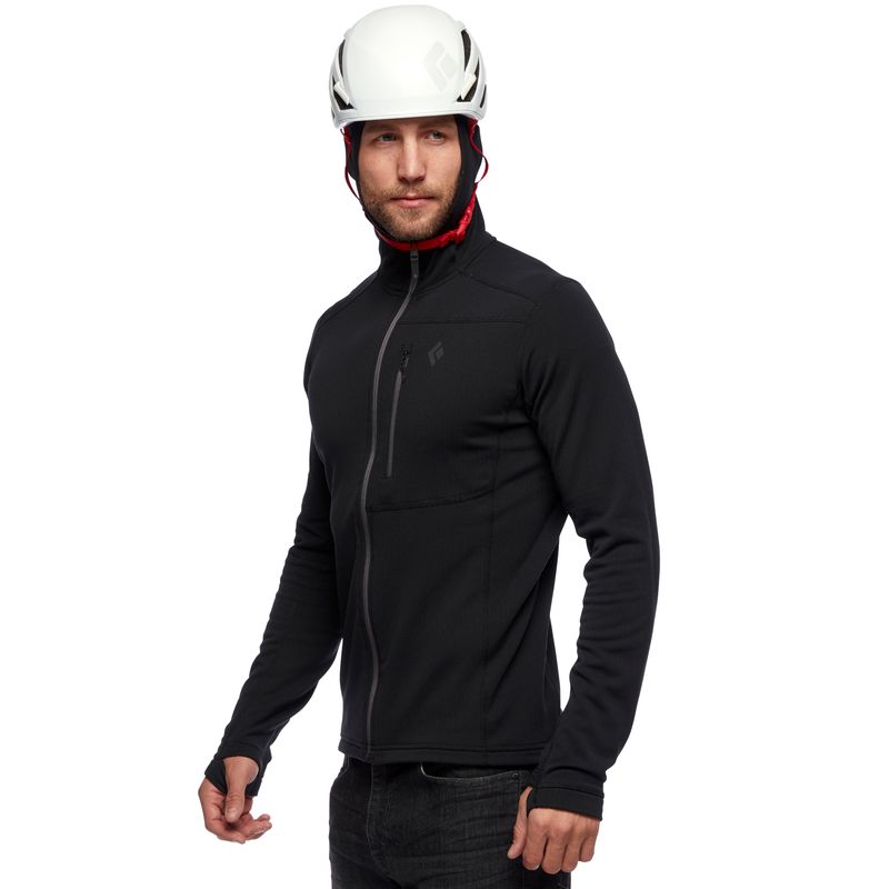 Tops Black Diamond Coefficient Fleece Hombre Negras | OSGAHM-732