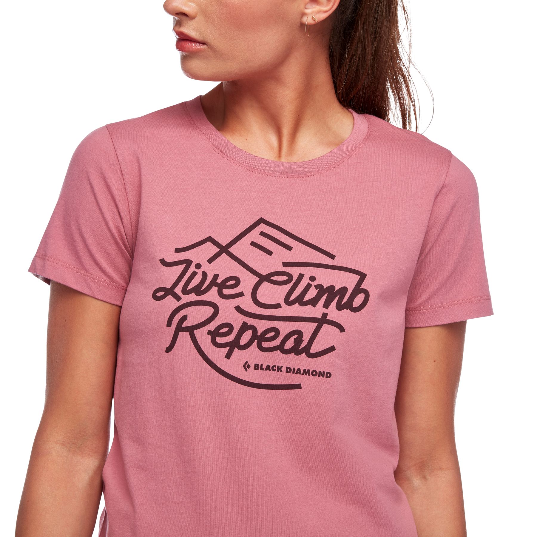 Tops Black Diamond Live Climb Repeat Mujer Rosas | CDLFES-921