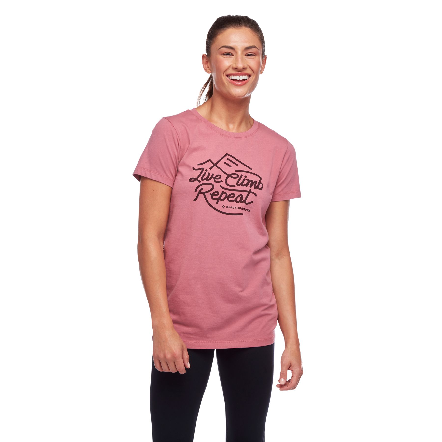 Tops Black Diamond Live Climb Repeat Mujer Rosas | CDLFES-921