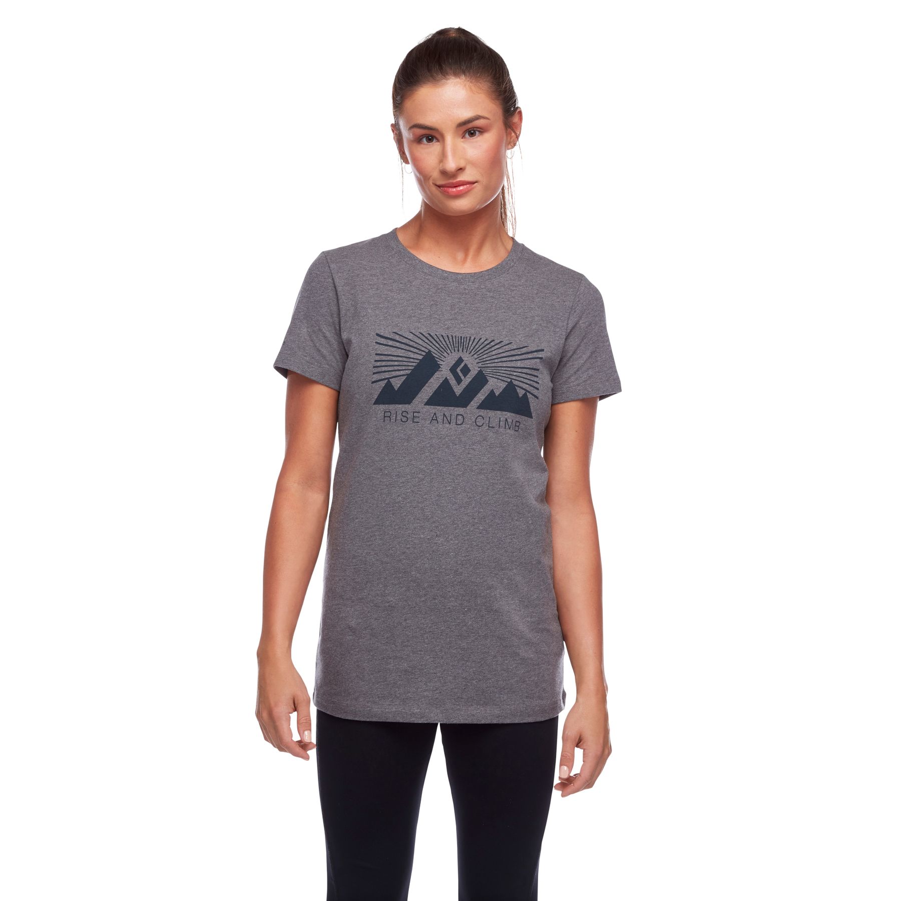 Tops Black Diamond Rise and Climb Mujer Gris | WKYCXA-240