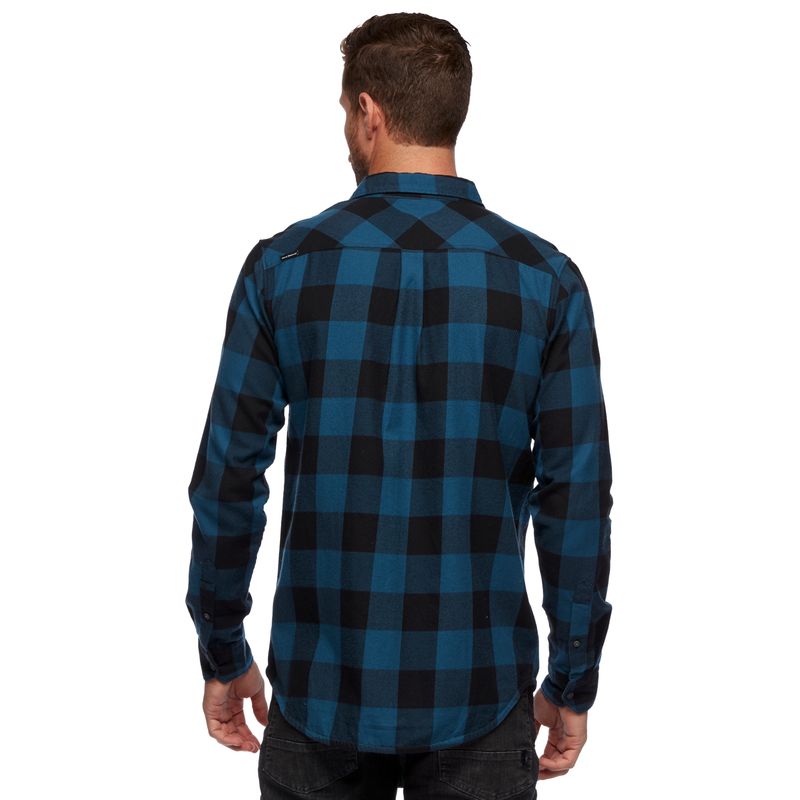 Tops Black Diamond Zodiac Flannel Hombre Azules | ICLMHZ-526