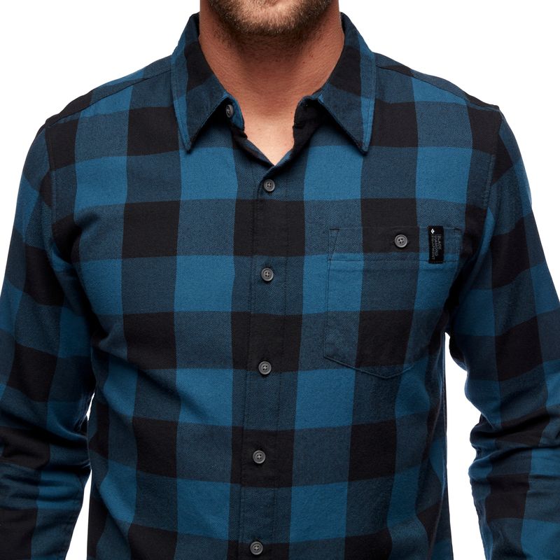 Tops Black Diamond Zodiac Flannel Hombre Azules | ICLMHZ-526