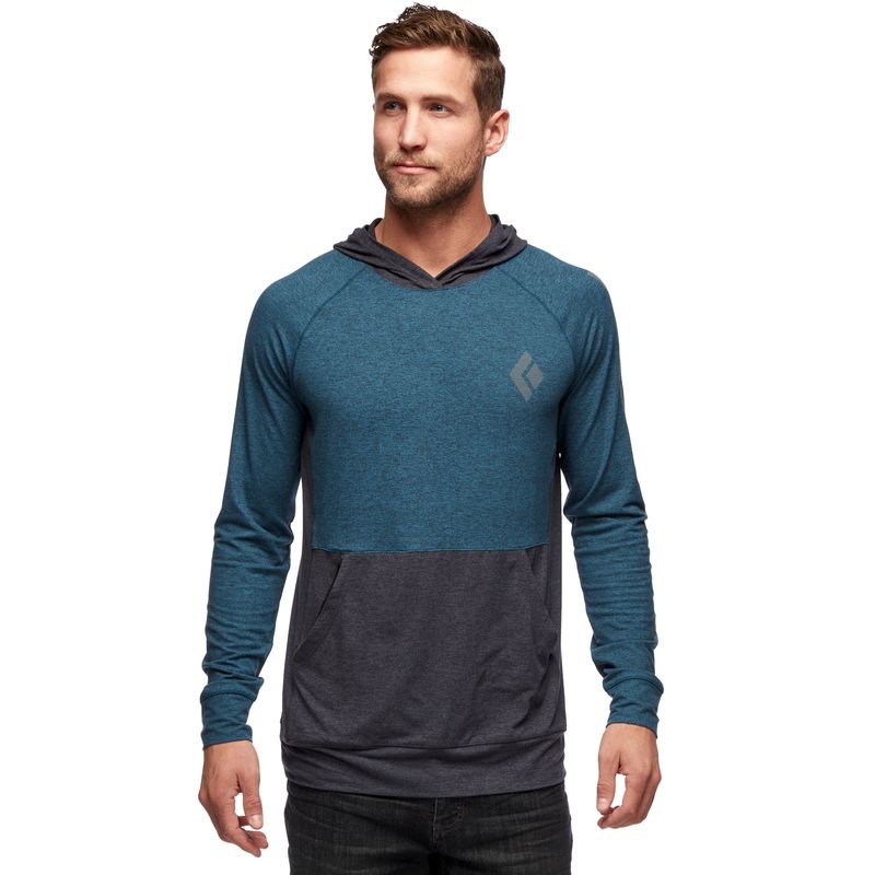 Tops Black Diamond Stone Hombre Azules | KURTGD-732